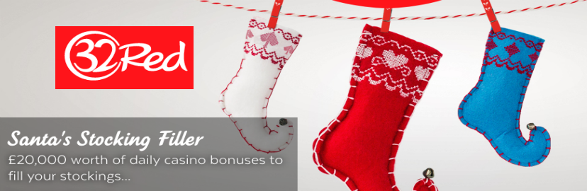 20000 Santas Stocking Filler at 32Red Casino