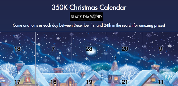 350K Christmas Calendar at Black Diamond Casino