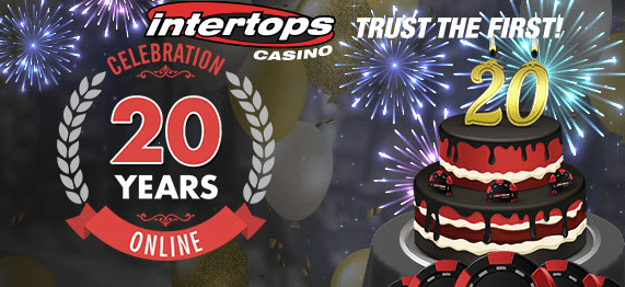 Celebrate Intertops Casinos 20th Birthday with a 210000 Spring Fun Bonus Competition