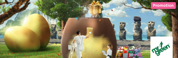 Its an Easter EGGstravaganza at Mr Green Casino