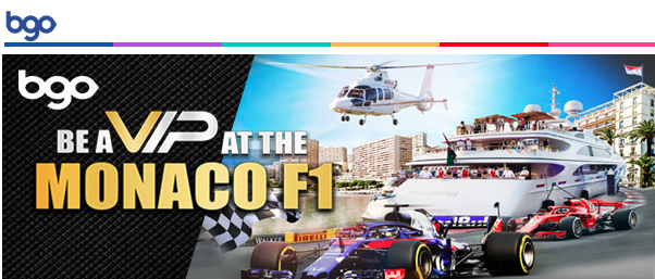 Win a Monaco Grand Prix Package at BGO Casino