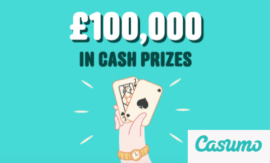 5000 Cash Giveaway every day for 20 days at Casumo Casino