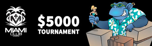$5,000 May Cool Bananas Slot Tournament at Miami Club Casino