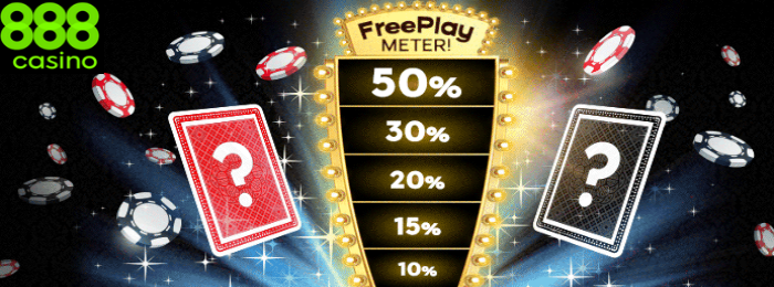 Play RED or BLACK win up to 50 Free Play at 888 Casino