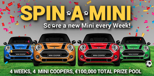 Win a Mini Cooper in the ‘’Spin–A–Mini’’ Promotion at SkillOnNet Casinos