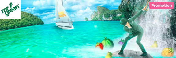 Get 100 Ice Cream Free Spins on the Sunny Shores Slot at Mr Green Casino