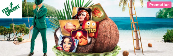 Win Coconuts Full of 5000 in Cash Prizes Every Day at Mr Green Casino