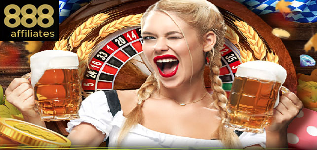 Get a Special 120% up to $300 plus 50 Free Spins Extra Free Spins in 888 Casino's Oktoberfest Promotion