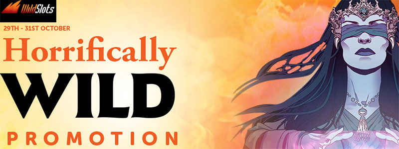 Earn lots of extra free spins in the Horrifically Wild promo at Wild Slots Casino