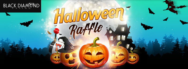 Win a Share of $4,875 in Cash Prizes in the Halloween Raffle at Black Diamond Casino