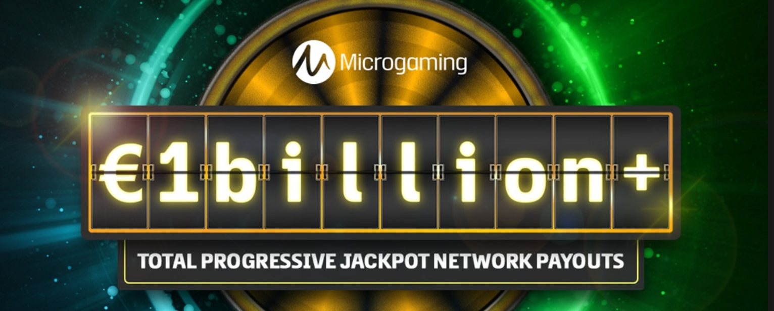 Microgaming have officially passed €1 Billion In Jackpots with the latest Windfall