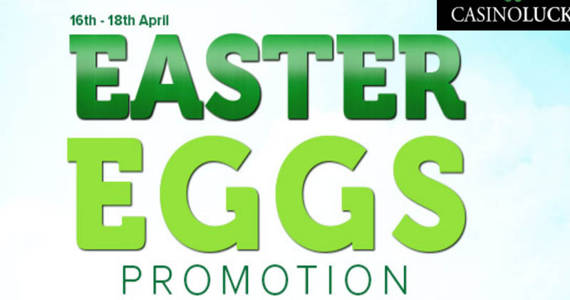 Hunt for Easter Eggs that Reveal 180 Bonus Spins at Casino Luck
