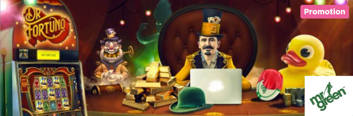 Scoop up €20,000 in Mystery Circus Prizes at Mr Green Casino