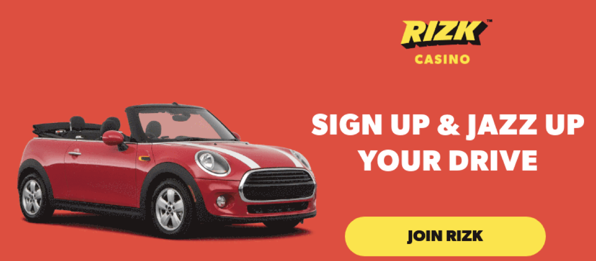 Win a brand new Mini Cooper Cabriolet at Rizk Casino