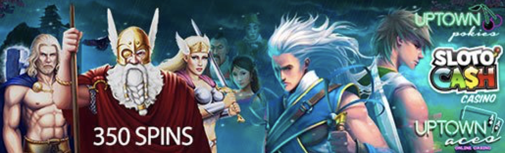 Become the Next God or Goddess of the Slot Reels When you Win Big from Two Bonuses and 350 Free Spins