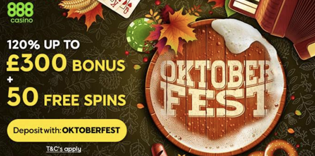 Drink up the latest Oktoberfest Offer at 888 Casino