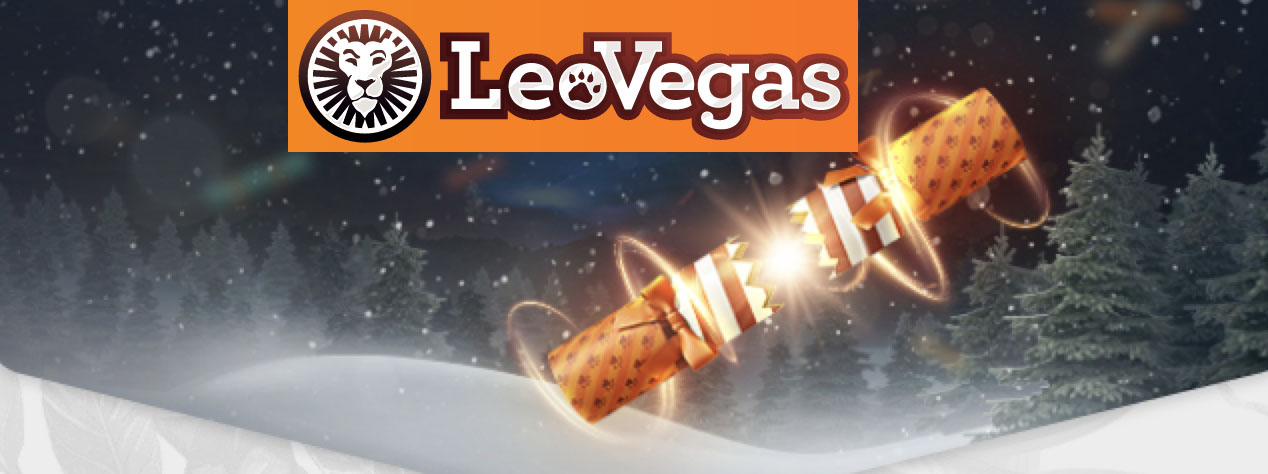 There's €250,000 worth of Cash and Free Spins rewards to be won this Festive Season at LeoVegas Casino