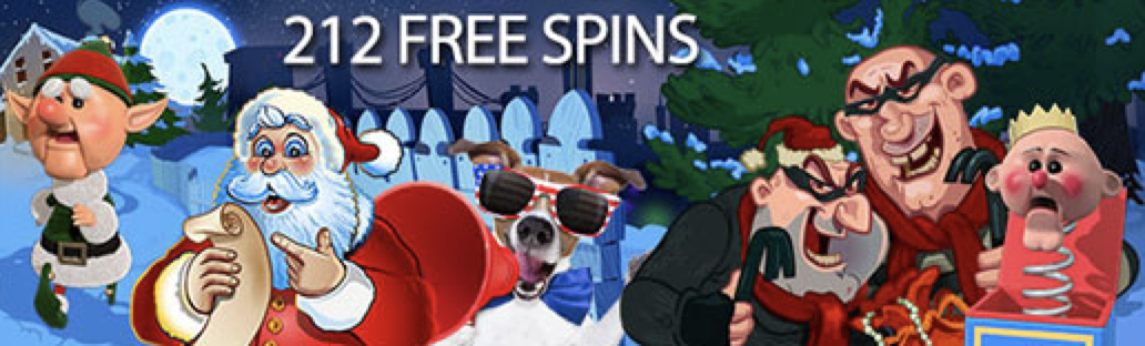 Celebrate the Holidays with 212 Festive Free Spins
