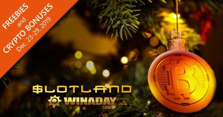 Get Christmas Crypto Bonuses and Freebies at Slotland Casino