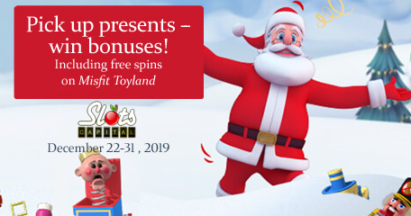 Help Santa Gather Christmas Presents at Slots Capital Casino and be Rewarded with Free Spins