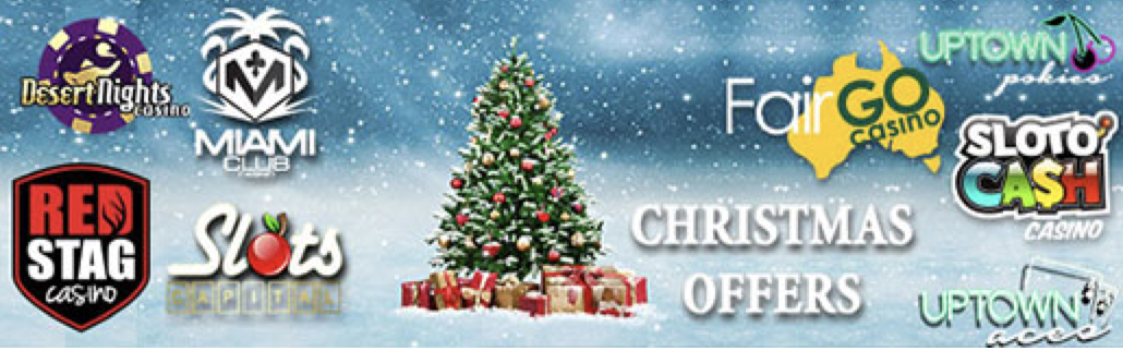 Holly Jolly Christmas Offers from our Top Online Casinos