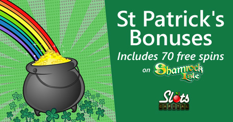 Celebrate the Luck of the Irish with free spins on the Shamrock Isle Slot at Slots Capital Casino