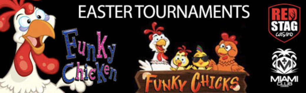 Hop Around with Joy when you Win Big Playing in Easter Slot Tournaments at Miami Club and Red Stag Casino