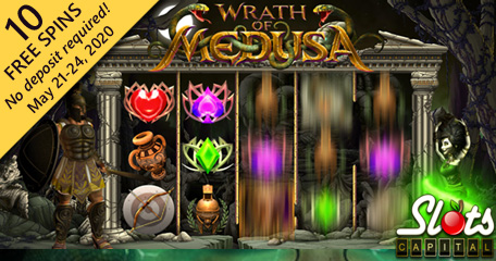 Immerse Yourself into the new Wrath of Medusa Slot at Slots Capital Casino