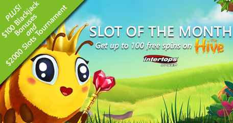 Get 100 Free Spins on BetSoft's The Hive Slot this August