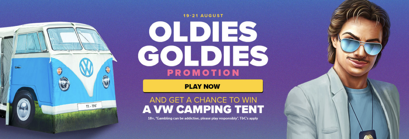 Win a VW Camping Tent in the Oldies Goldies Promotion at Next Casino