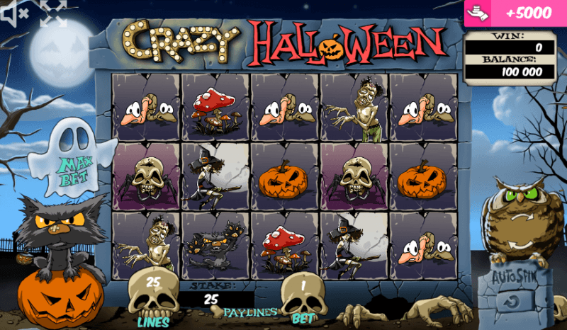 Crazy Halloween Slot from Mr Slotty