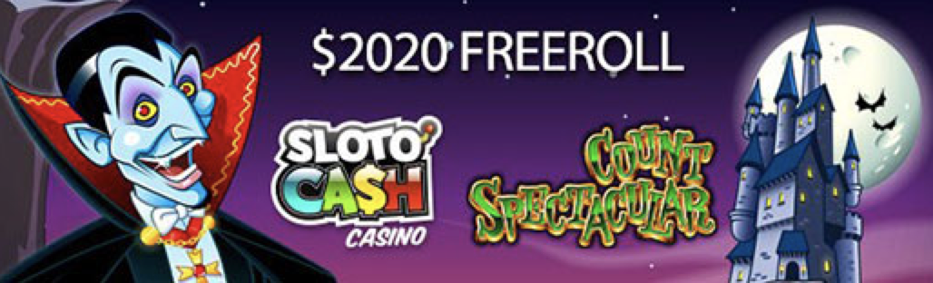 Halloween 2020 Slot Freeroll at Sloto Cash Casino